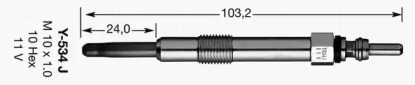 Свеча накаливания NGK 5941